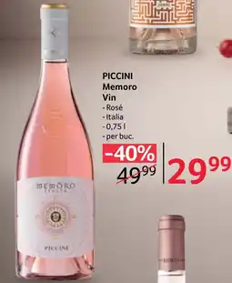 Selgros PICCINI Memoro Vin Ofertă