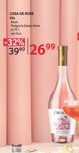 Selgros CASA DE ROSE Vin Ofertă