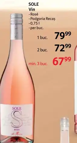 Selgros SOLE Vin Ofertă
