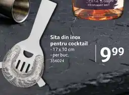 Selgros Sita din inox pentru cocktail Ofertă