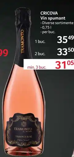 Selgros CRICOVA Vin spumant Ofertă