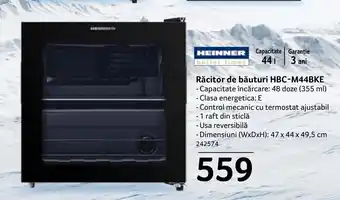 Selgros Răcitor de băuturi HBC-M44BKE Ofertă
