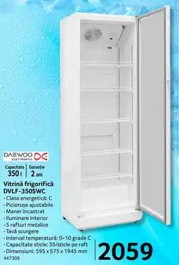 Selgros Vitrină frigorifică DVLF-350SWC Ofertă
