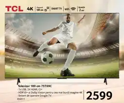 Selgros Televizor 189 cm 75T69C Ofertă