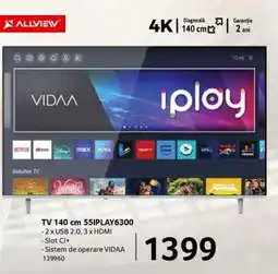 Selgros TV 140 cm 55iPLAY6300 Ofertă