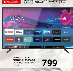 Selgros Televizor 109 cm CMFH43IPLAY6000-F Ofertă