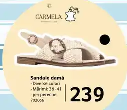 Selgros Sandale damă Ofertă
