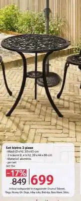 Selgros Set bistro 3 piese Ofertă