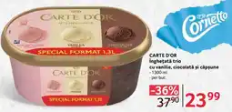 Selgros CARTE D'OR înghețată trio Ofertă
