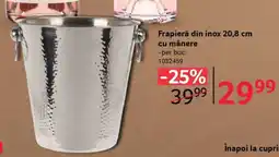 Selgros Frapieră din inox 20,8 cm cu mânere Ofertă