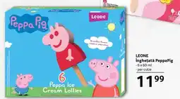 Selgros LEONE Înghețată PeppaPig Ofertă