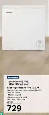 Selgros Ladă frigorifică HCF-HS191E++ Ofertă