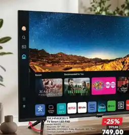 Kaufland SCHNEIDER TV Smart LED FHD Ofertă