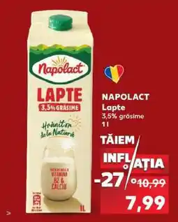 Kaufland NAPOLACT Lapte Ofertă