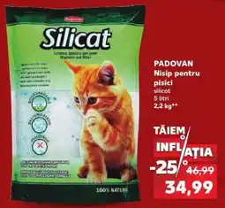 Kaufland PADOVAN Nisip pentru pisici Ofertă