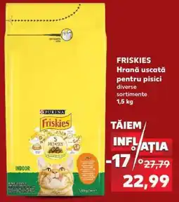 Kaufland FRISKIES Hrană uscată pentru pisici Ofertă