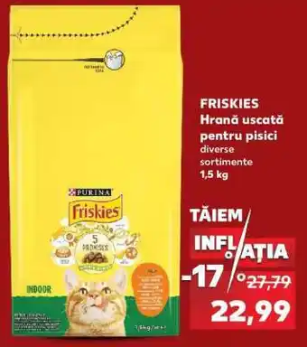 Kaufland FRISKIES Hrană uscată pentru pisici Ofertă