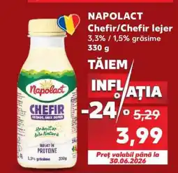 Kaufland NAPOLACT Chefir / Chefir lejer Ofertă