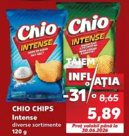 Kaufland CHIO CHIPS Intense Ofertă