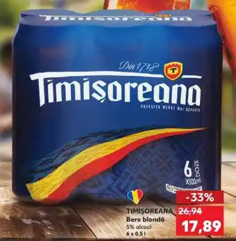 Kaufland TIMIŞOREANA Bere blondă Ofertă