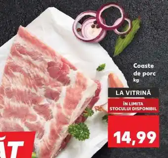 Kaufland Coaste de porc Ofertă