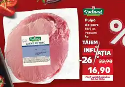 Kaufland Pulpă de porc fără os vacuum kg Ofertă