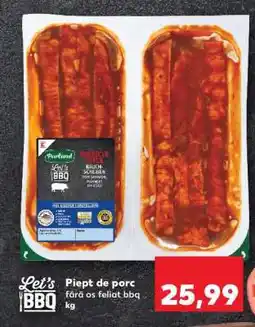 Kaufland Piept de porc fără os feliat bbq Ofertă