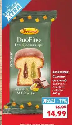 Kaufland BOROMIR Cozonac cu cremă Ofertă