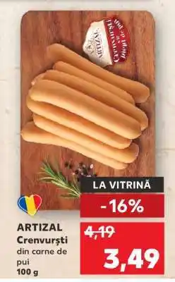 Kaufland ARTIZAL Crenvurști Ofertă