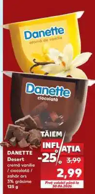 Kaufland DANETTE Desert Ofertă