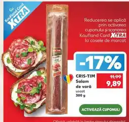 Kaufland CRIS-TIM Salam de vară uscat Ofertă