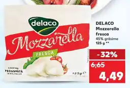 Kaufland DELACO Mozzarella fresca Ofertă