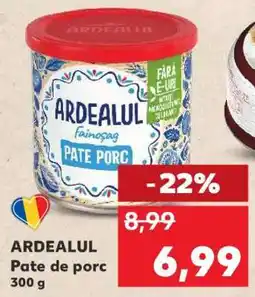 Kaufland ARDEALUL Pate de porc Ofertă