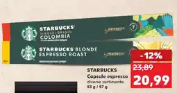 Kaufland STARBUCKS Capsule espresso Ofertă