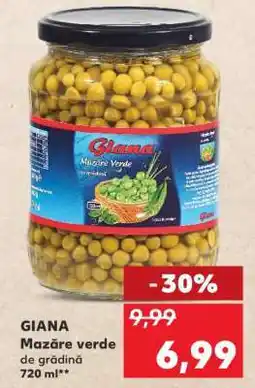 Kaufland GIANA Mazăre verde de grădină Ofertă