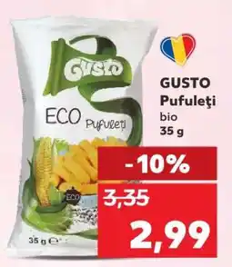 Kaufland GUSTO Pufuleți bio Ofertă