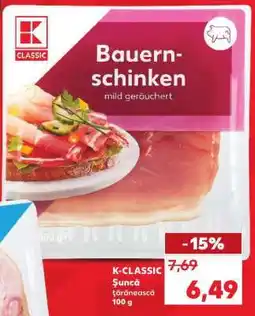 Kaufland K-CLASSIC Șuncă țărănească Ofertă