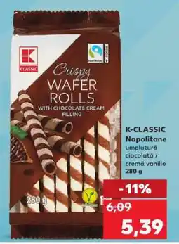 Kaufland K-CLASSIC Napolitane Ofertă