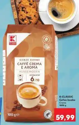 Kaufland K-CLASSIC Cafea boabe Crema Ofertă