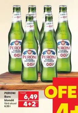Kaufland PERONI Bere blondă Fără alcool 0,33 l Ofertă