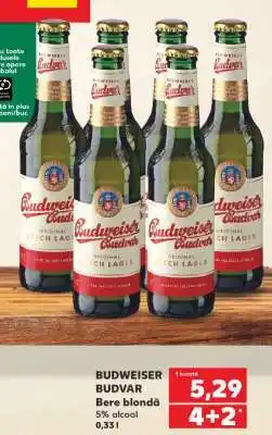 Kaufland BUDWEISER BUDVAR Ofertă