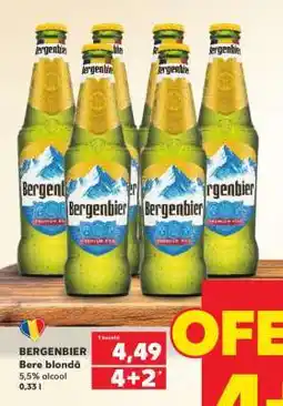 Kaufland BERGENBIER Bere blondă Ofertă