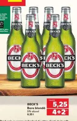 Kaufland BECK'S Ofertă