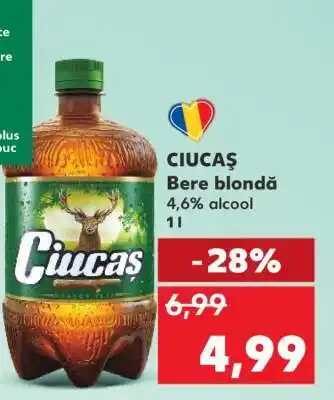 Kaufland CIUCAŞ Bere blondă Ofertă