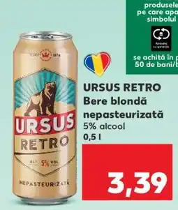 Kaufland URSUS RETRO Ofertă