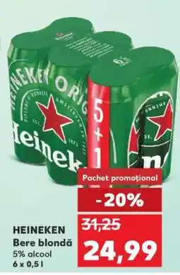 Kaufland HEINEKEN Bere blondă Ofertă