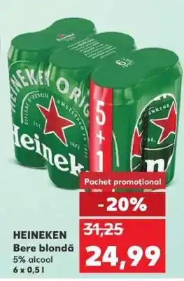Kaufland HEINEKEN Bere blondă Ofertă