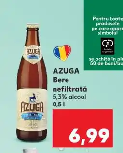 Kaufland AZUGA Bere nefiltrată Ofertă