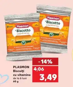 Kaufland PLASMON Biscuiţi cu vitamine Ofertă