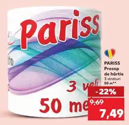 Kaufland PARISS Prosop de hârtie Ofertă